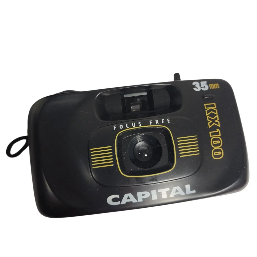 Capital‎ KX100 35mm Focus Free Camera Black Vintage Retro